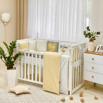 Комплект постільної білизни для новонародженого Арт Дизайн "Oh Baby", колір гірчичний 0239267 фото