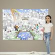 Дитяча велика МЕГА розмальовка 150х100 «Майнкрафт» РК021 фото