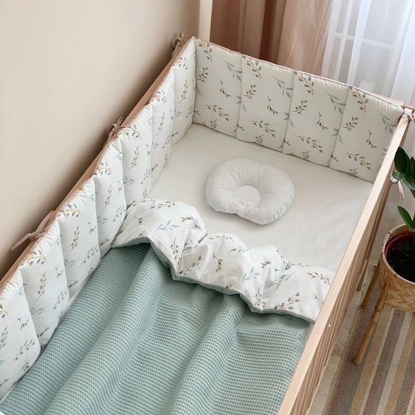 Плед-конверт с одеялом Baby Dream Веточки кошки мята 10503753 фото